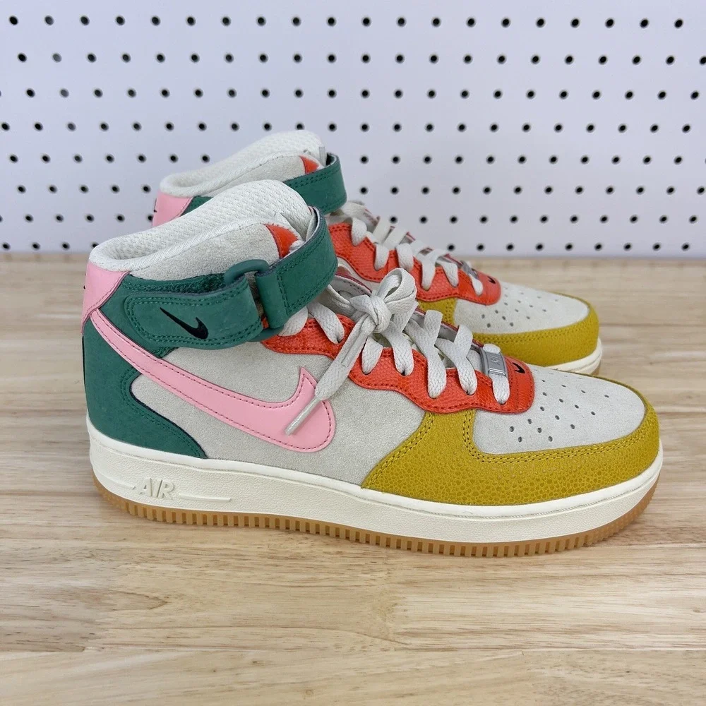 Nike Air Force 1 Mid Coconut Milk Gray 2022 nby Af1 New Mens Size 11.5